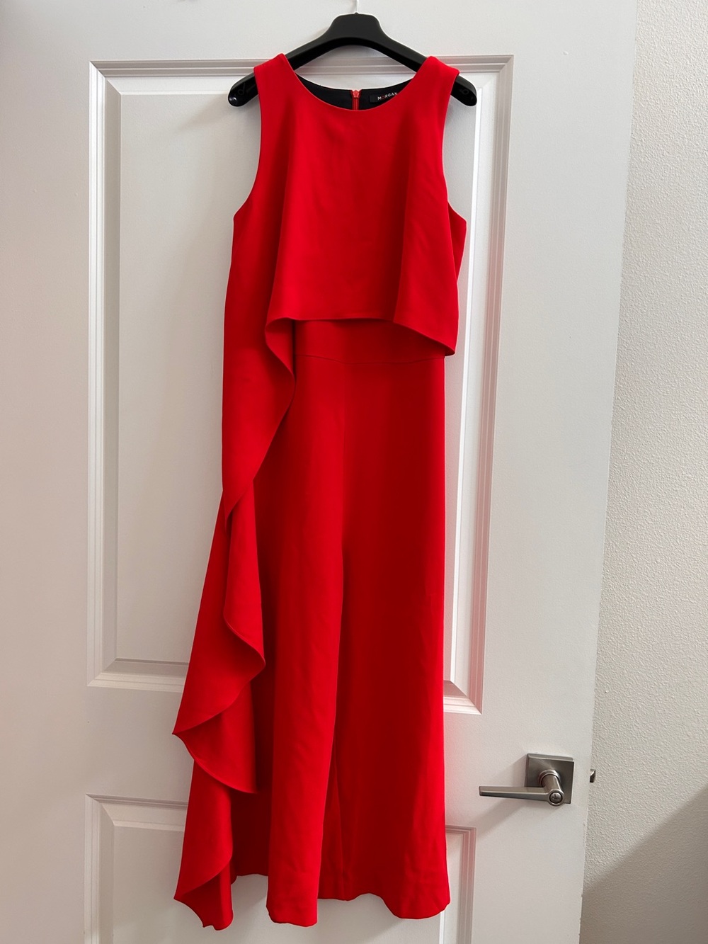 Morgan Paris Sleeveless Red Women's Jumpsuit